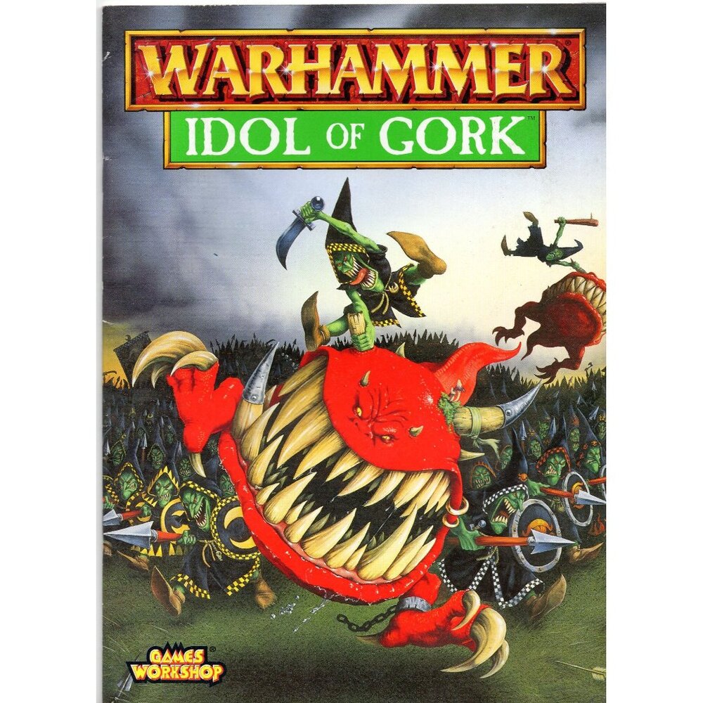 Warhammer Idol of Gork Softcover Book Games Workshop Battles Campaigns ©1997